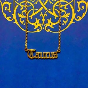 18K Gold PlatedTaurus Zodiac Pendant Necklace
